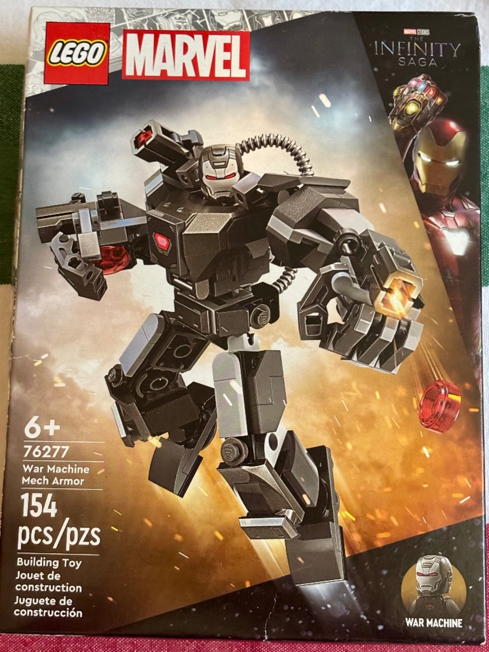 LEGO MARVEL Superheroes "War Machine Mech Armor" 76277 UNOPENED